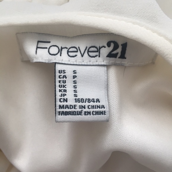 🌟 $10 DEAL! Forever 21 | Cream and Tan Lace Dress - Picture 3 of 4